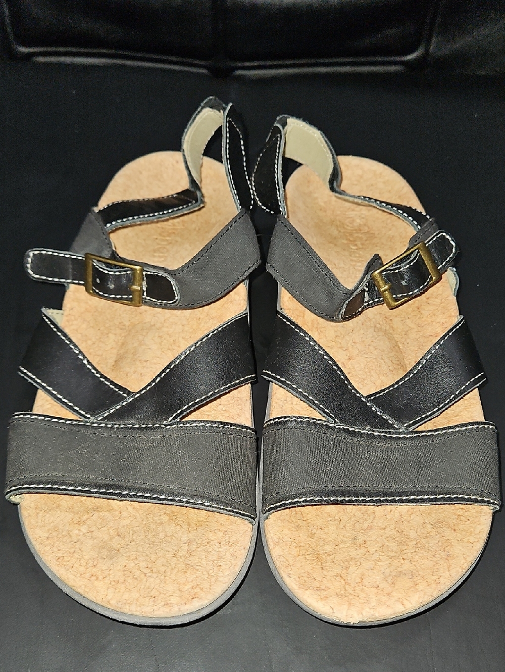 Spenco orthotic sandals designed for arch support and cushioning Size 8